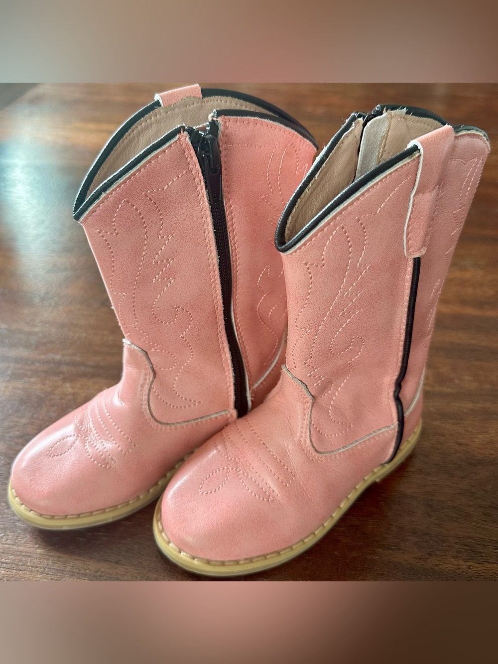 Toddler Girl Pink Cowboy Boots Size 2–3Y